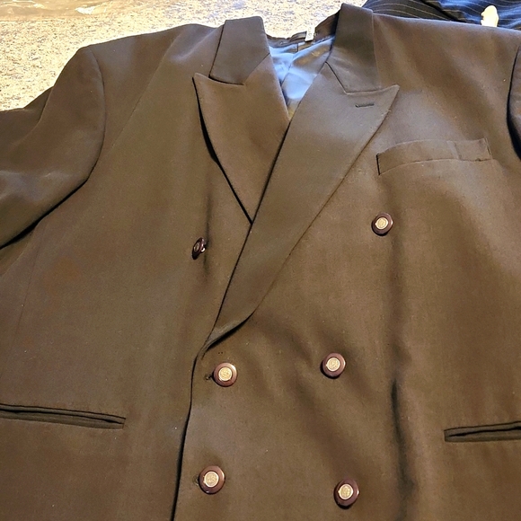 L'altro Uomo mens double breasted suit.  Size 46 jacket and size 38 pants - Picture 5 of 9